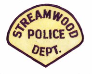 Streamwood Police Department Patch 1957