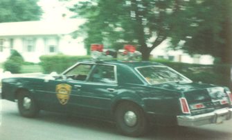 Streamwood Police Squad Car 1970