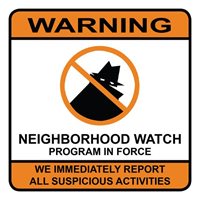 Neighborhood Watch Program Notice